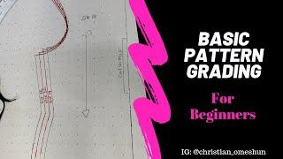 Basic Pattern Grading for Beginners CHRISTIAN OMESHUN TV