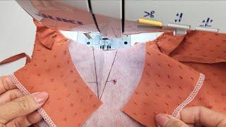 Easy sewing skills that you should know to sew quickly  Neckline sewing techniques