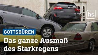 Starkregen in Trendelburg Autos wurden weggeschwemmt  hessenschau