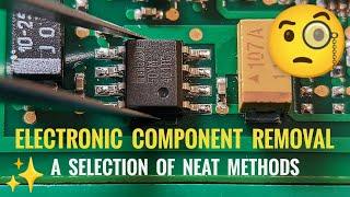 How To Remove Electronic Components - PART 1  Soldering Tutorial