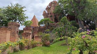 Tháp Bà Ponagar Nha Trang. Ponagar Worship Temple of  Cham Community in Nha Trang city Vietnam.