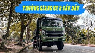 Đánh giá xe tải ben Trường Giang 8 tấn 2 cầu dầu Ông vua đường rừng