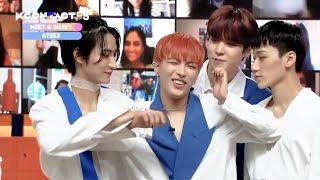 Hongjoong is challenged to endure his members kisses