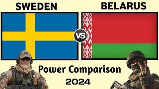 Sweden vs Belarus military power comparison 2024  Belarus vs Sweden military power 2023