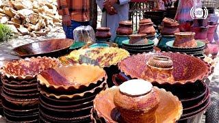 ظروف سفالین و کاسه های شوربا خوری استالفی  Istalif clay Pots a traditional handmade product