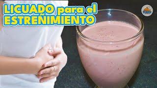 Baja la panza con este licuado licuado anti estreñimiento