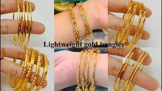 5 Grams gold bangle designs with price  Simple  Gold Bangles Designs 2023