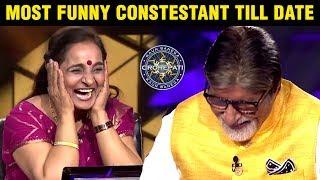 KBC 11  Amitabh Bachchan FUNNY Moments With Contestant Urmil Dhatarwal