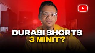 Akhirnya yang ditunggu oleh Youtube Creator - Durasi Shorts dinaikkan?