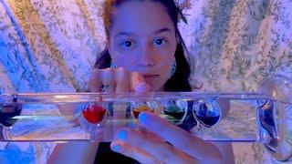 asmr • quick concentration exercises follow light count my fingers + what’s the color