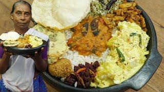 Kerala Style Lunch -  Veg Chattichoru  Tasty Authentic Chatti Choru  Kerala Meals