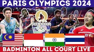 Hari 2  Sukan Olimpik Paris 2024  Olympics Badminton Live Matches  Malaysia Indonesia Canada