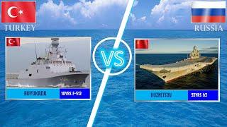 Turkey vs Russia NAVAL POWER Comparison  FLEET STRENGTH Military Power Comparison 2023