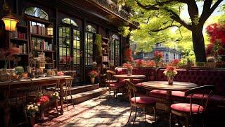 Cafe Street Ambiance with Relaxing Jazz Piano Music for Work Study and Relaxation