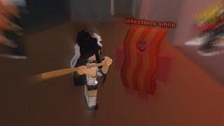 Roblox Infectious Smile Funny Moment