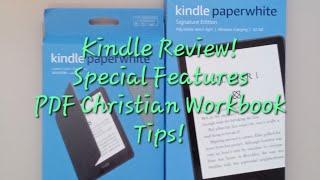 Kindle Paperwhite Signature Edition Review Special features and tips