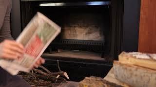 How to Make a FIRE Build Fire in 2 Minutes Easy Guide w Kindling on Top Technique for Fireplace 4k