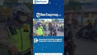 VIRAL Video Seorang Pria Pukul Anggota Satlantas Polres Manokwari di Pinggir Jalan