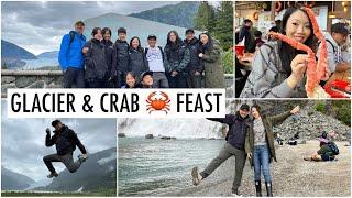 DAY 4 Best King Crab at TRACYS KING CRAB SHACK JUNEAU & MENDENHALL GLACIER Alaska Cruise Vancouver