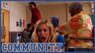 Britta Gets Spanked While Troy Cries  Community