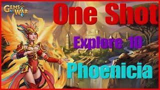 Gems of War - Phoenicia One Shot Explore 10 #gemsofwar #gemsfwarexplore #crisp #crisp-purpose #gems