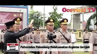 Kapolrestabes Palembang Pimpin Sertijab Jajaranya