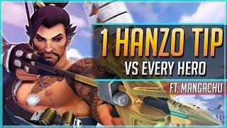 1 HANZO TIP for EVERY HERO ft. Mangachu