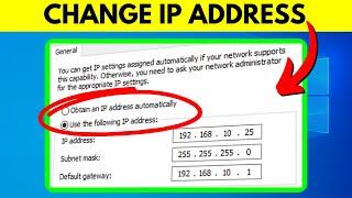 How to Change IP Address on Windows 1011 Full Tutorial