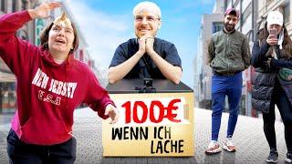 100€ für JEDEN der mich zum LACHEN bringt in der Kölner Innenstadt