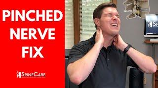 How to FIX a Pinched Nerve in Your Neck  RELIEF IN SECONDS