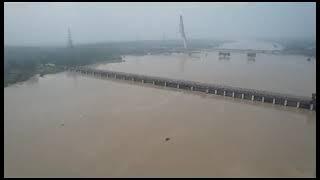 Yamuna Floods I Dramatic Drone Footage Reveals Scale of Delhi Flooding #Shorts #Viral #rains