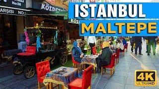 Istanbul  Maltepe Neighbourhood  Walking Tour  December 2021  4K UHD 60 FPS