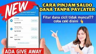 aman OJK  cara cek dana cicil apakah sudah tersedia  Cara pinjam saldo DANA langsung cair