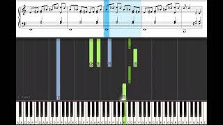 Satie  Gnossienne No. 3  Classical Music Piano Tutorial with Sheet Music  Full Speed