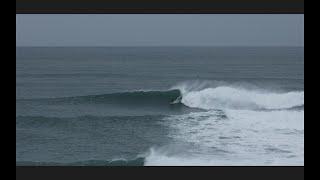 Big surf on Newquays Cribbar. First solid pulse of swell for the winter 24 season