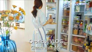 sub Organizing and cleaning a clean refrigerator🪴｜clean with me ｜ How to Organize Fridge 