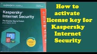 How to activate license key for Kaspersky Internet Security