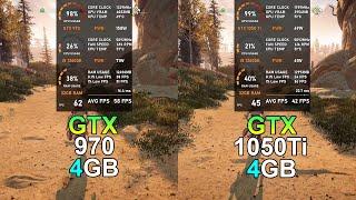 GTX 970 vs GTX 1050 Ti - Test in 10 Games Tested in 2023