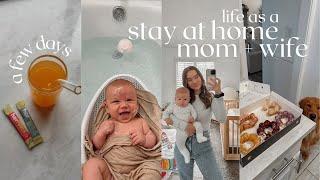 days in the life as a STAY AT HOME MOM + WIFE 