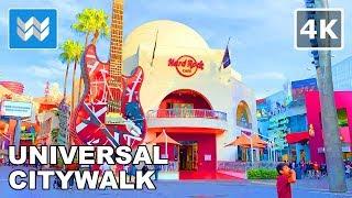 4K Universal City Walk Hollywood in Los Angeles California USA - Walking Tour & Travel Guide 