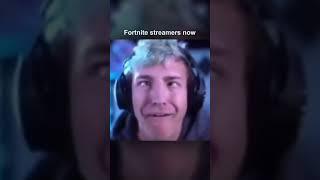 Fortnite Streamers Now vs Then  #fortnite #highlights