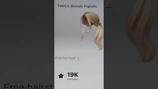 FREE female roblox avatar with twice hair #roblox #trending #fyp #free