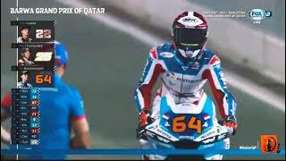 Moto2 moment  Bo Bendsneyder 3rd start