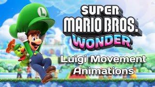 Super Mario Bros. Wonder All Luigi Movement Animations