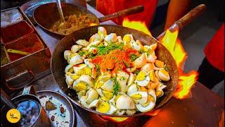 Bangalore Famous Uncle Ande Wala Making Egg Chilli Fried Rice Rs. 80- Only l Karnataka Food