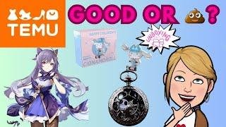 Is Temu Good? Opening Mystery Items Sanrio Genshin Impact Dragon Ball Z and MORE