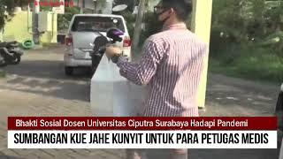Dosen Kuliner Sumbangkan Kue Jahe Kunyit untuk Para Tenaga Medis Surabaya