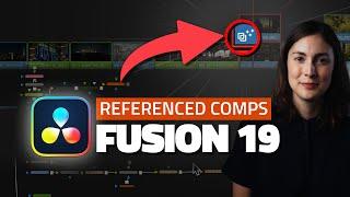 How to Use REFERENCED Compositions - And other NEW Resolve 19 Fusion Features Reference Comps