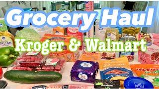 GROCERY HAUL  KROGER & WALMART