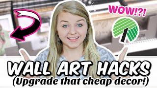 *NEW* Dollar Tree Wall Art DIYS & Hacks 2024  Krafts by Katelyn